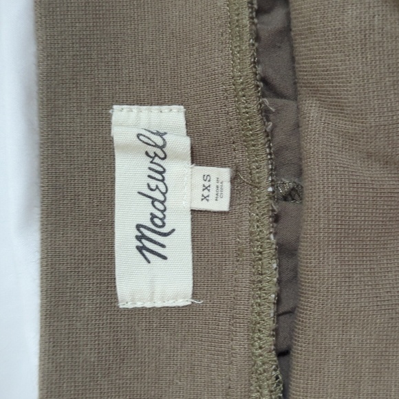 Madewell Twill Drawstring Jogger Pants, Color Distant Surplus Size XXS - Picture 15 of 16